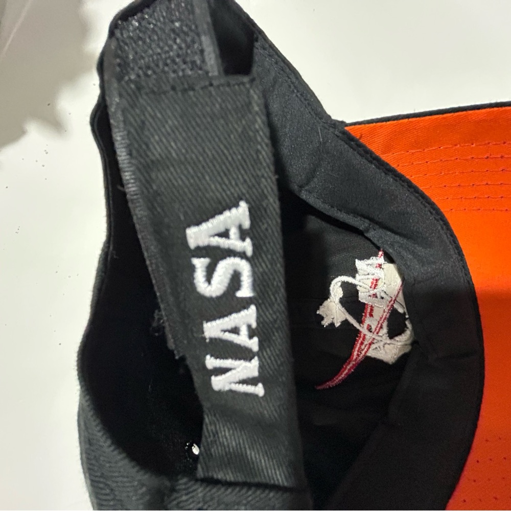 NASA Black Cap with Red Logo - Picture 11 of 14